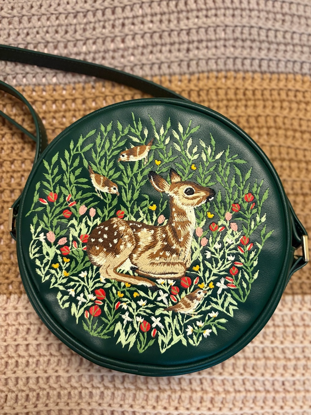 Fable of England Fawn Chloe Bag Circle Round Nature Fairycore Green Eco Friendly